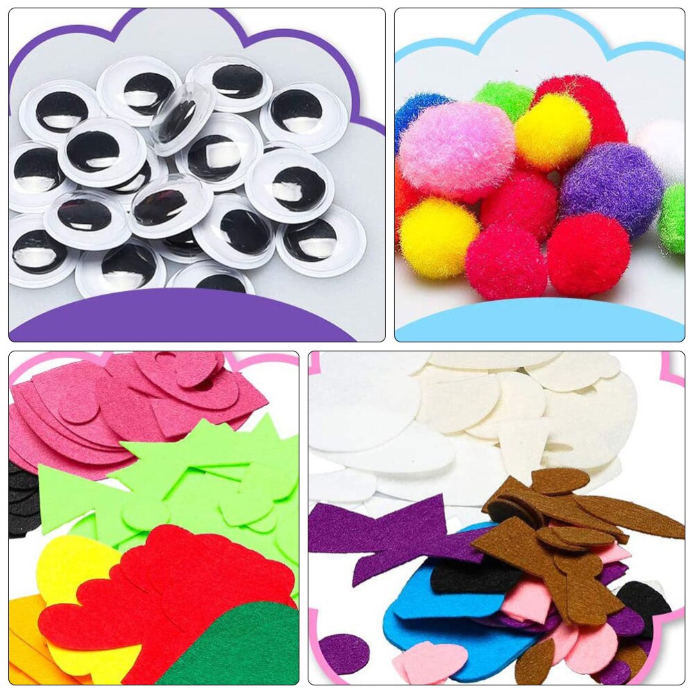 1 Set Handpop Diy Materiaal Premium Nuttig Duurzaam Handgemaakte Handpop Marionet Ambachten Voor Diy Kids Peuter
