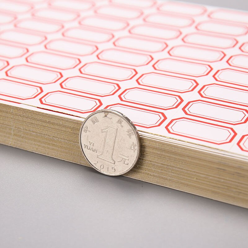 30/50/100 Sheets Self-adhesive Label Paper Name Classified Sticker Price Tag Number Classification