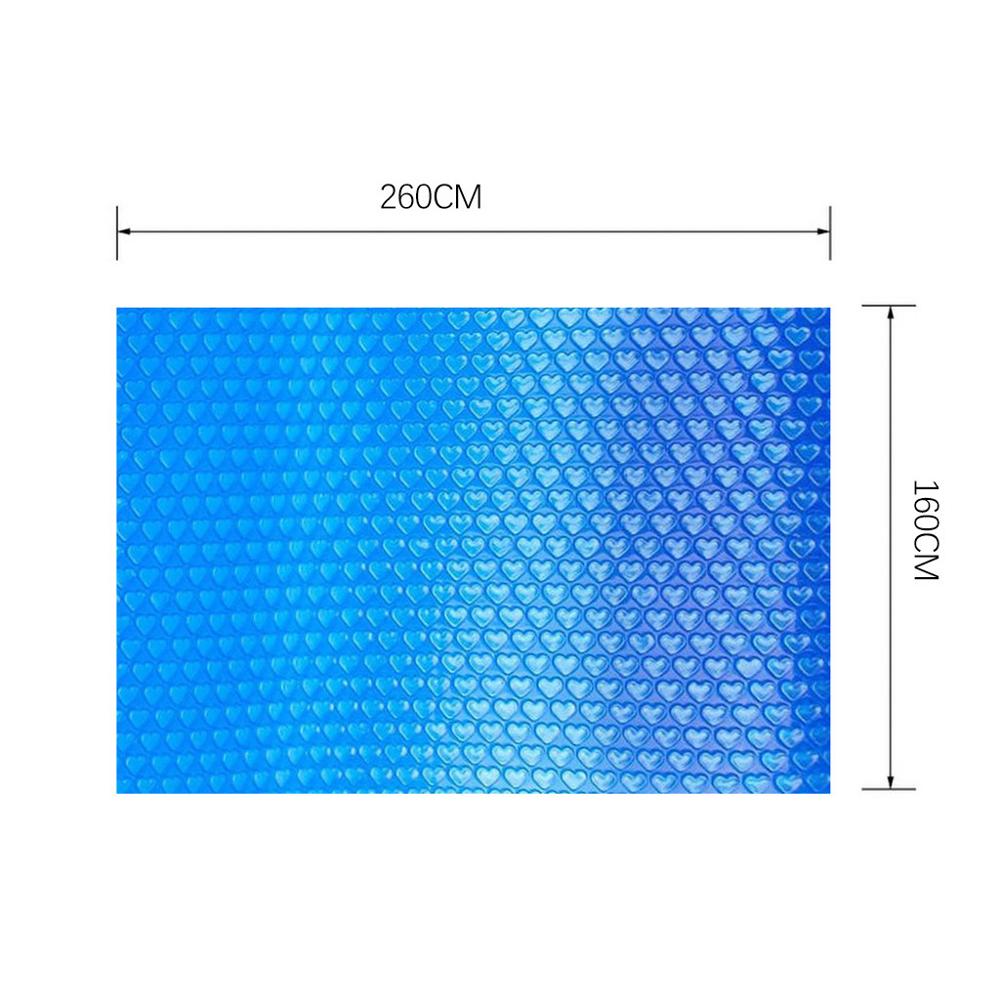 Zwembad Copertura Per Piscina Solare 15ft Piscina Copertura Zwembad Copertura Della Piscina Solare Della Copertura Del Piede di Cui Sopra Terra Blu di Protezione di Nuoto Piscina: 260X160cm