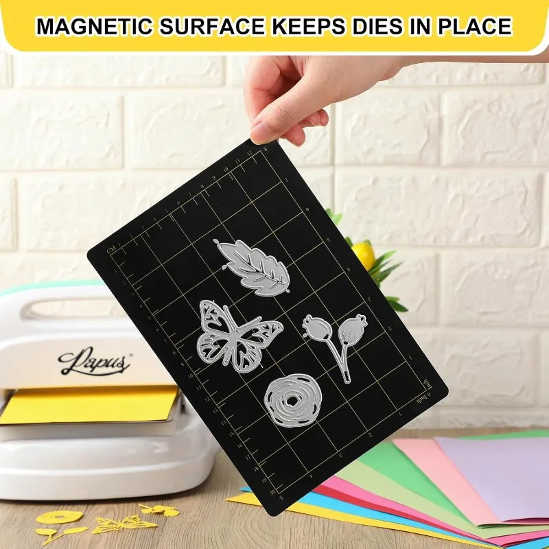 Magnetic cutting mat, mesh magnetic gasket, embossing machine mold pad, black magnetic plate die cutting machine accessories