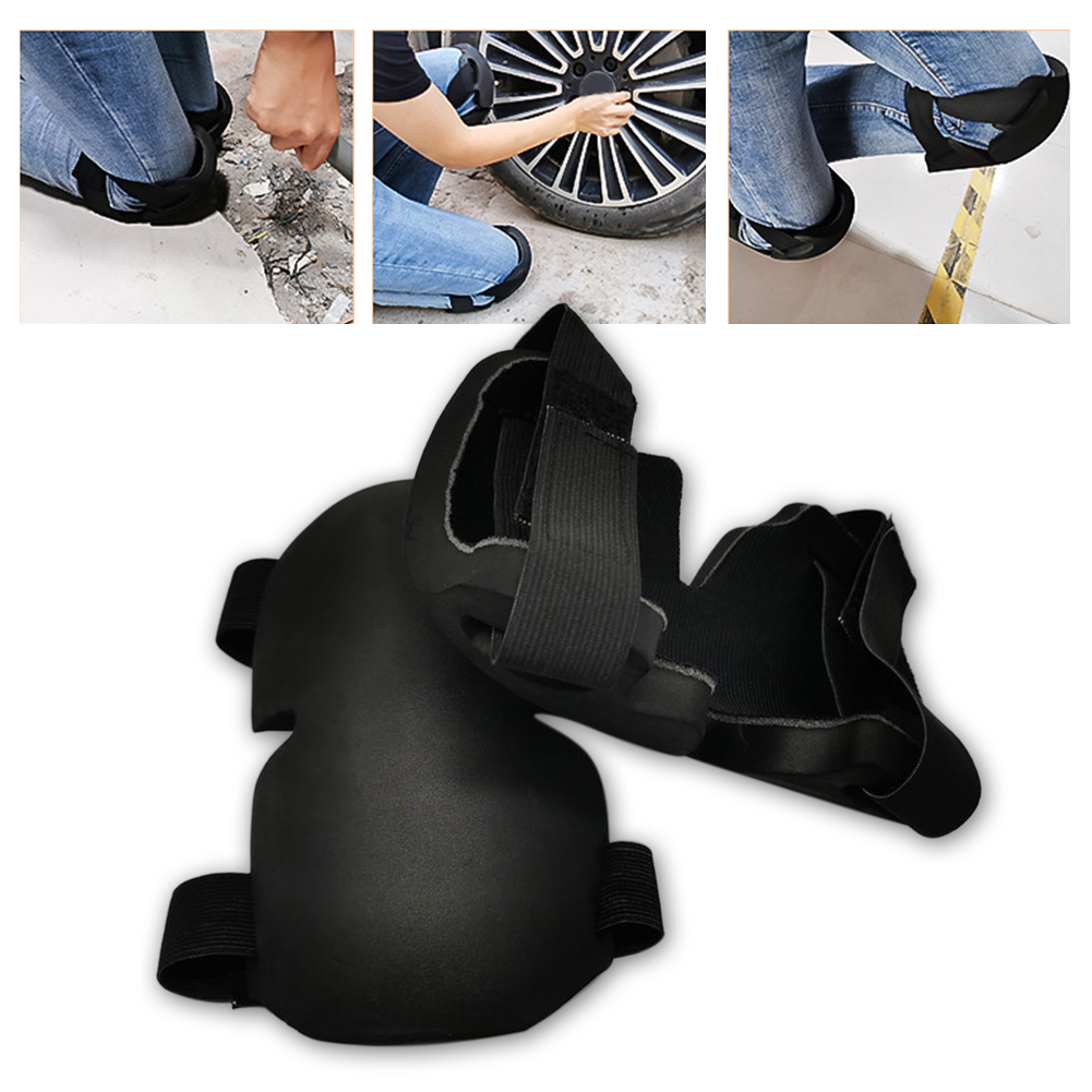 1 Pair Construction Safety Adjustable Labor Protection Ergonomic Comfortable Large Surface High Density Knee Pad Reduce Fatigue