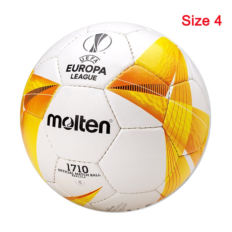 Molten Original Soccer Ball Size 3 Size 4 Size 5 PU/PVC/TPU League Match Training Fottball Balls futbol voetbal: F4U1710-G0 Size 4