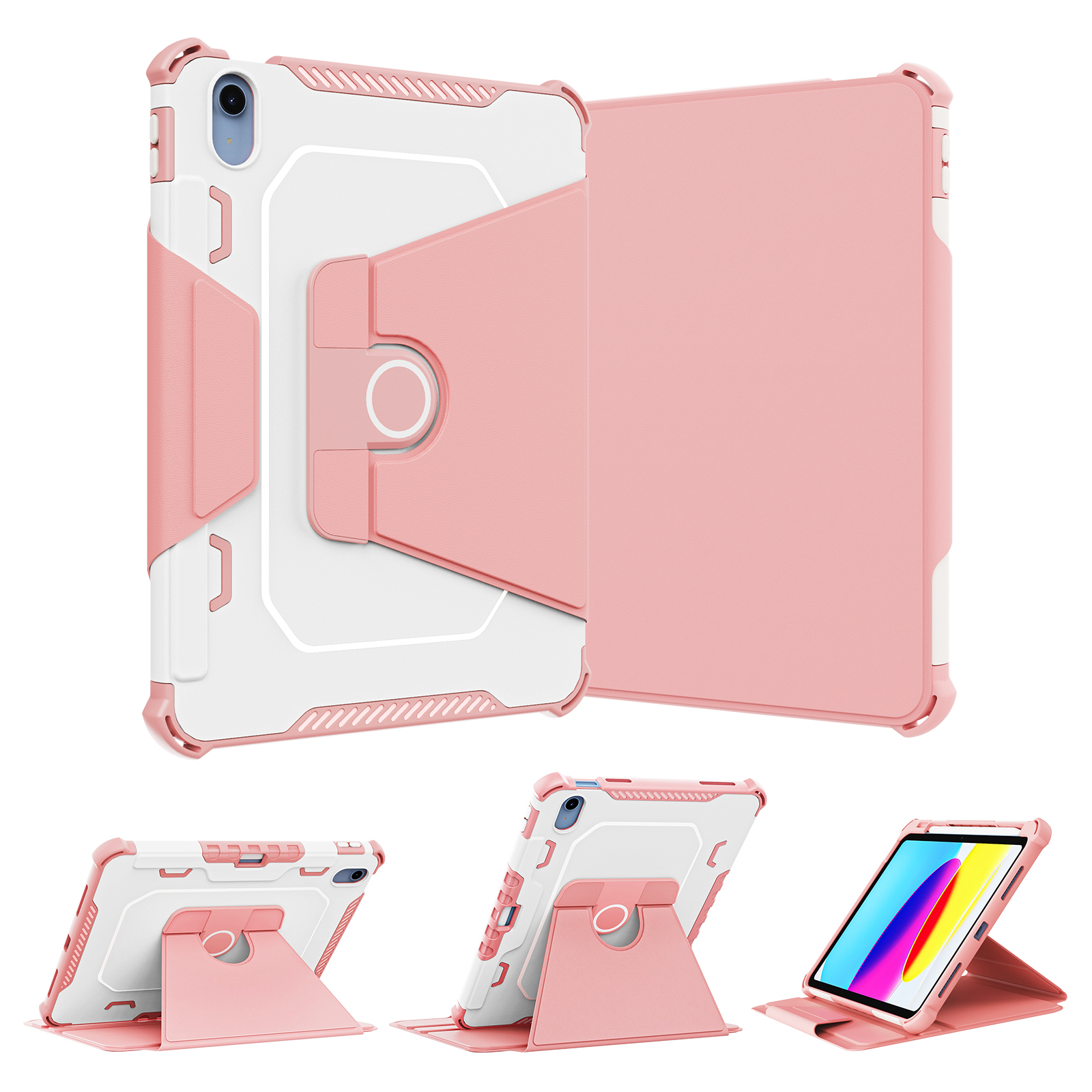 360 Rotation Stand For Apple iPad Air 11 4 Air5 Case A16 A2903 A3355 A3267 Book Leather Tablet Protection Cover