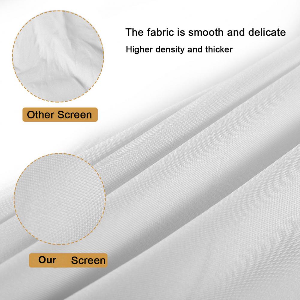 16:9 Projectiescherm Eenvoudige Opvouwbaar Polyester 3D Hd 70 Inch Draagbare Projectie Gordijn Voor Office Home Outdoor