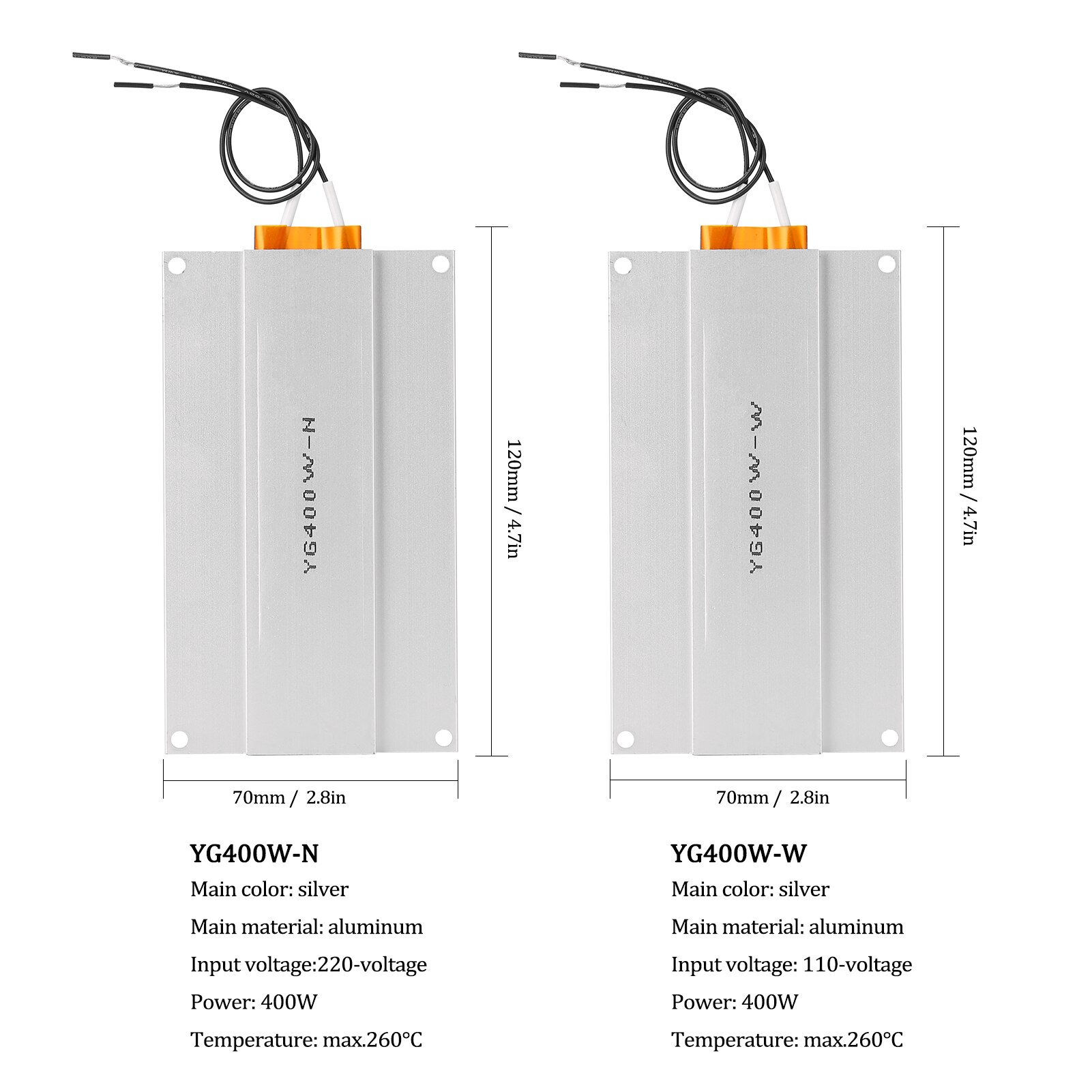 Aluminum LED Remover Heating Soldering Platform Welding BGA Station PTC Split Board Heating Plate