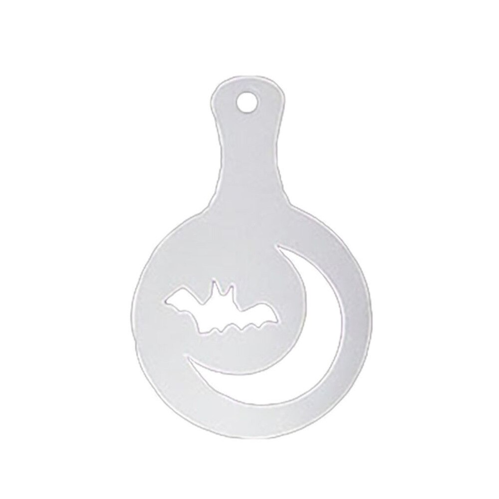 8pcs Coffee Stencil Reusable Coffee Templates Coffee Stencils for Mousse Cut Cake Coffee