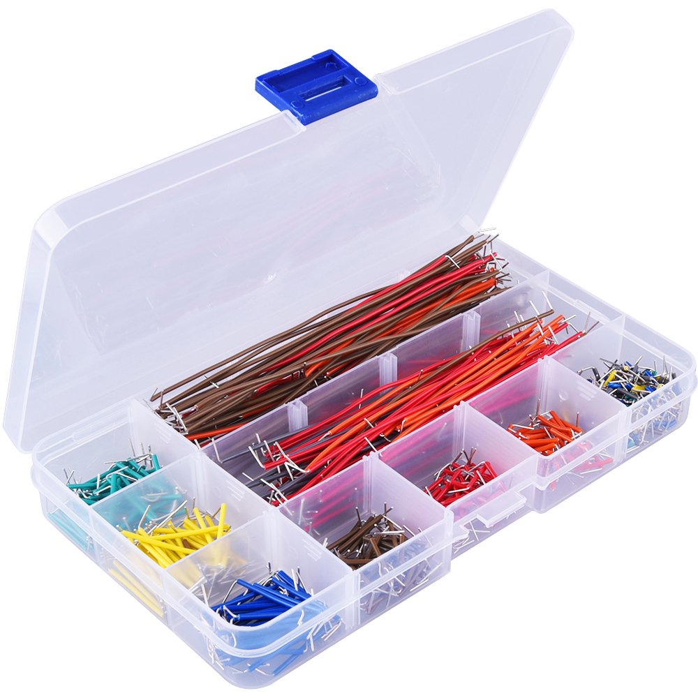 Kits de Jumper de 560 Uds., línea de placa de pruebas de 14 longitudes, puentes de placa de circuito, Cable en U con forma, juego de cables para PCB pan, placa Arduino M-M D30