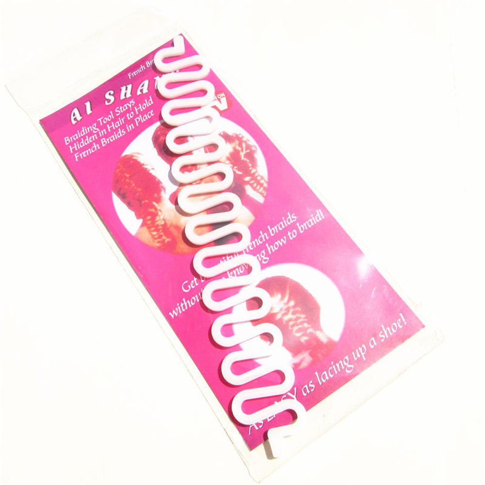 Horquilla mágica de moño para peinado para mujer, horquillas con cabeza de albóndiga, Clip de goma, accesorios para el cabello, herramienta de trenzado de cabello: White