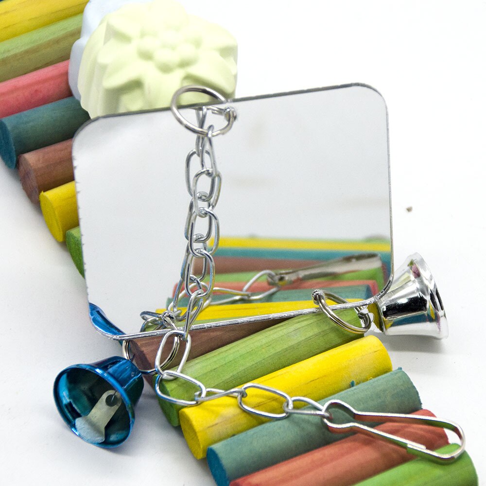 thumbnail image 2 of Sotoboo Ball Parrot Chew Toy With Stainless Steel Etal Spoons Boredo Breakers For Bird Acaw 2 of 12