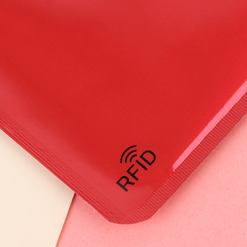 Protection des cartes de crédit Rfid, protection des cartes de crédit RFID à douille sécurisée à blocage Rfid, support d'identification, écran en aluminium 10 pièces