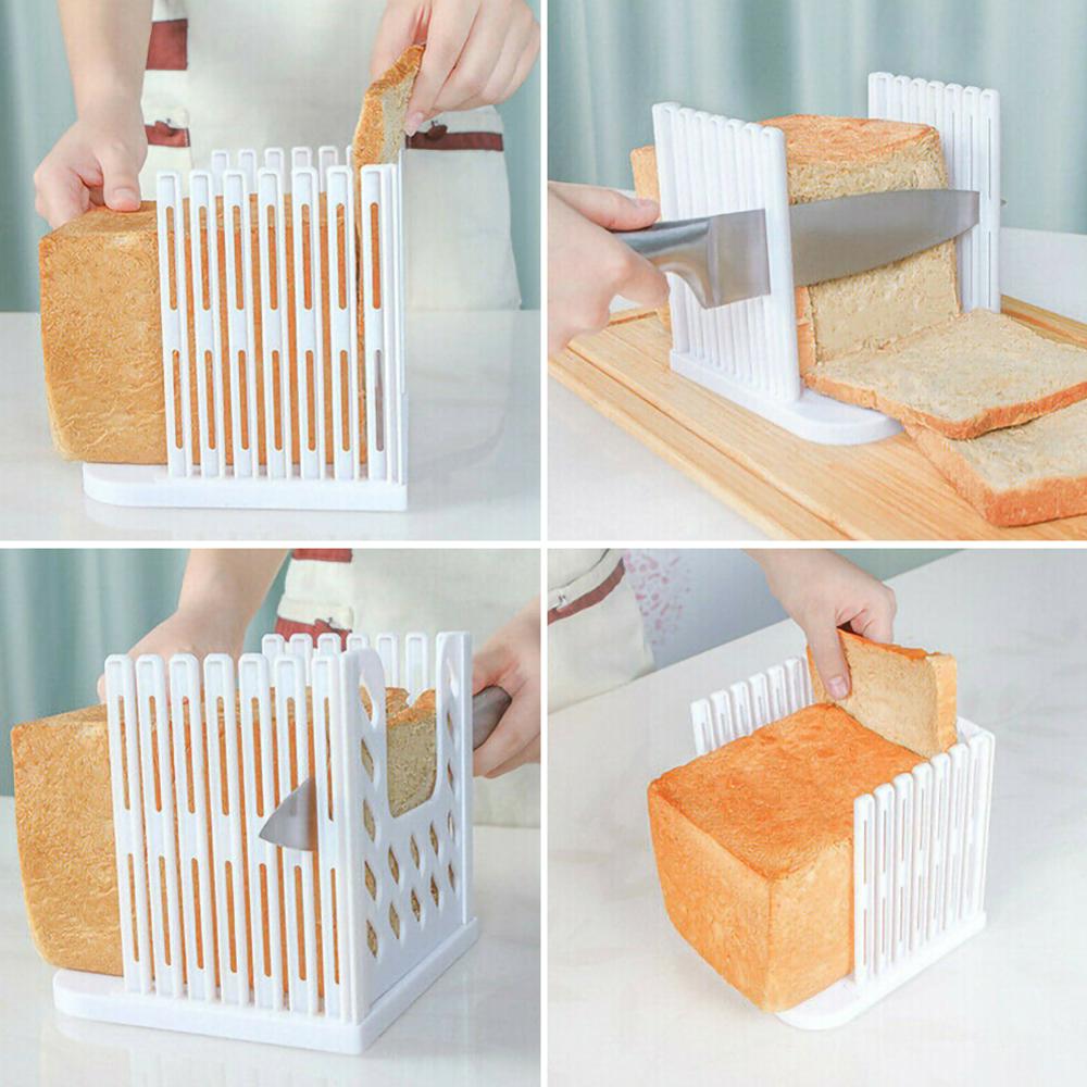 Rechteck Brot Schneidemaschine Cutter Schimmel Toast Laib Schneiden Profi Brot Schneidemaschine Cutter Schimmel Hersteller schneiden führen Laib Küche Werkzeug
