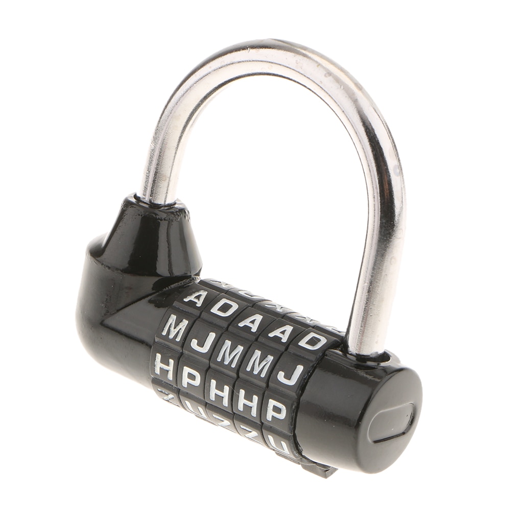 Cadenas combinaison 5 lettres à cadran | En alliage de Zinc, Code mot de passe pour voyage