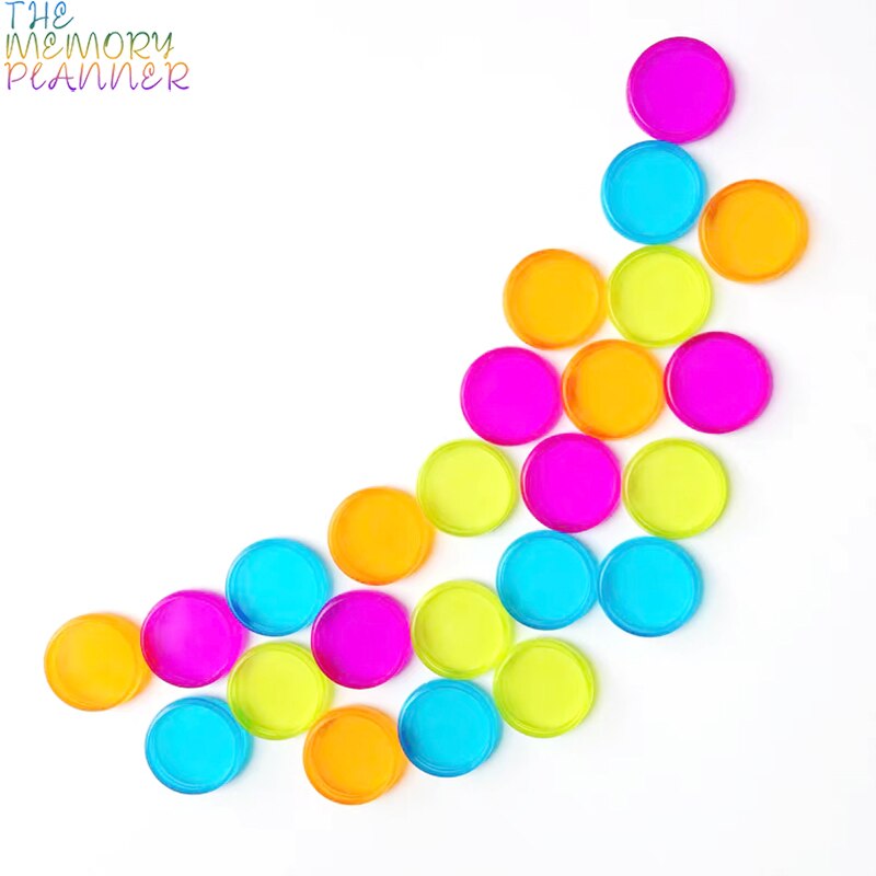 50pcs Fajas 24mm Discbound Planner Notebook Binder Discbound Notebook Binding Discs Binders Plastic Rings Mushroom Disc Binding