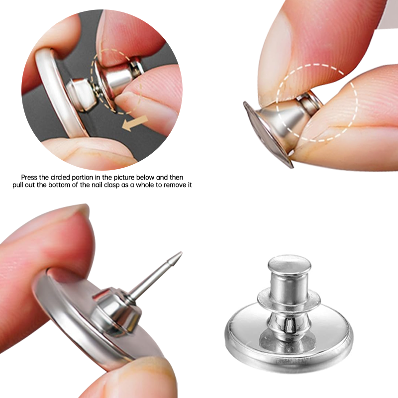 Fermoirs magnétiques pour rideaux, crochets à boucle détachables, bouton caché pour rideaux, boutons à pression, forte tenue, matériel sans clous, DIY