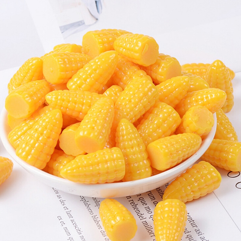 Mini 5 Stuks Handgemaakte Realistische Klei Groenten Poppenhuisminiaturen Maïs Mini Candy Corn Voor Pop Keuken Speelgoed Voor Kinderen