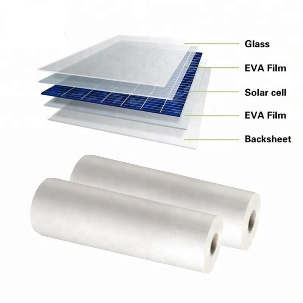 2m length 1m width Solar EVA Film Solar Backsheet for encapsulation solar cell panel laminated pv module DIY solar cells panel