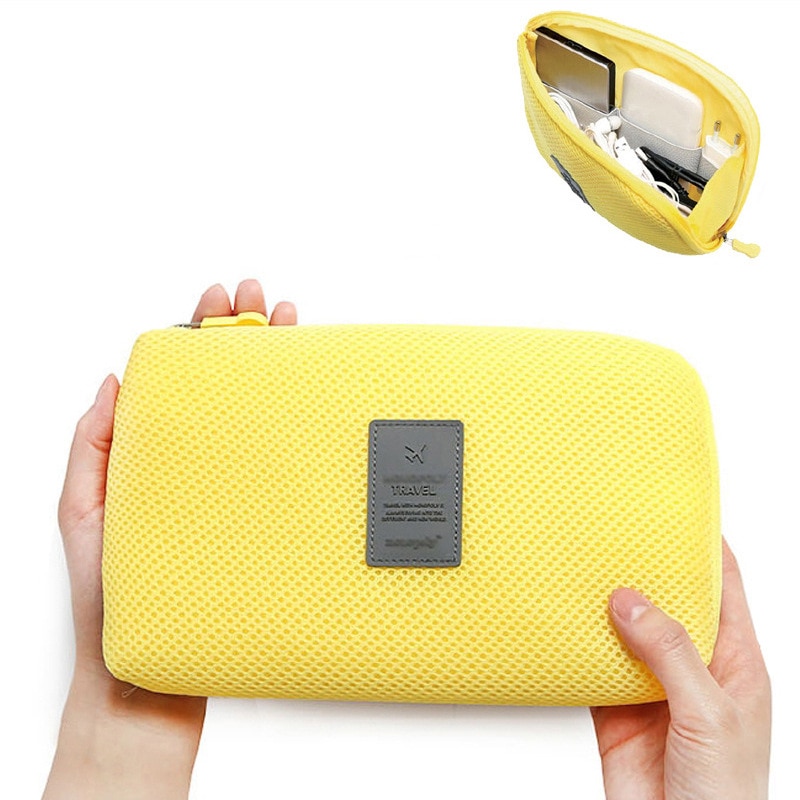 Draagbare Oplader Tas Digitale Kabel Case USB Organizer Power Bank Houder Kit Bag