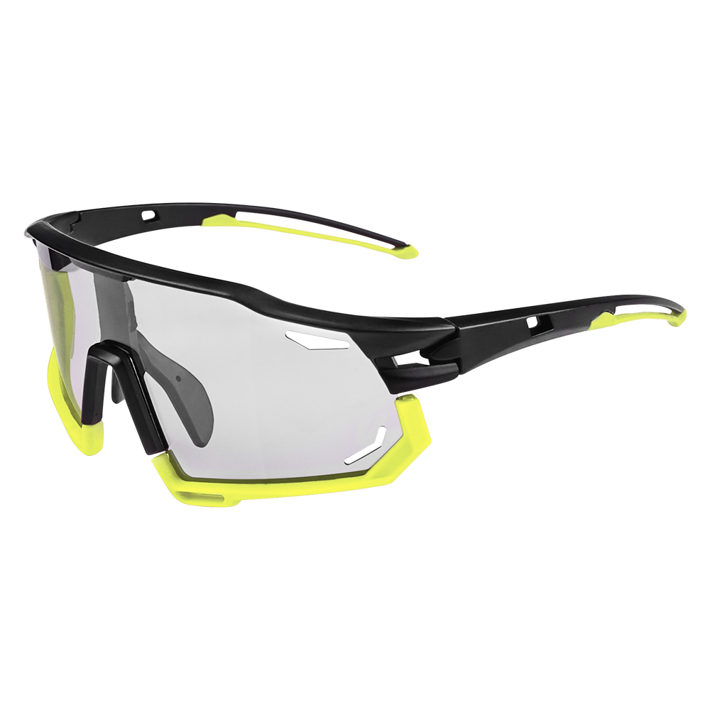 Photochromic Sports Glasses Men's and Women's Polarized Bike Eyewear Mountain MTB Cycling UV400 Sunglasses Bicycle Road Goggles: Red