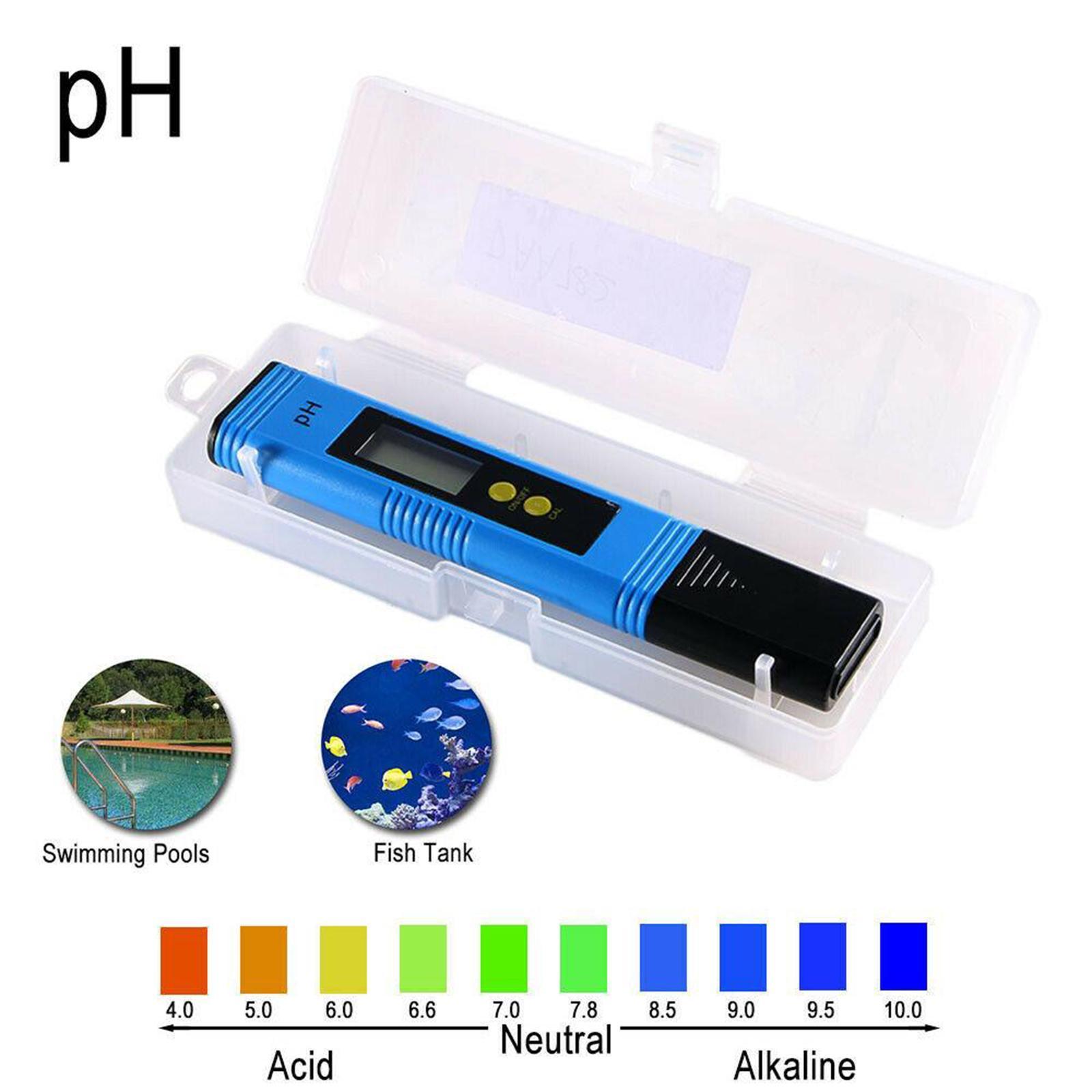 Portable PH Meter Digital PH Pen for Drinking Water Pool Aquarium