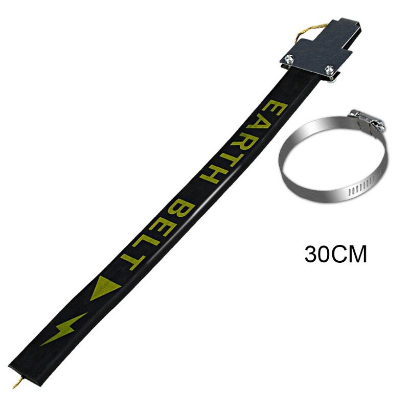 Tira antiestática para coche, cinta de cable de puesta a tierra de cobre, elimina la electricidad estática Q9QD: C