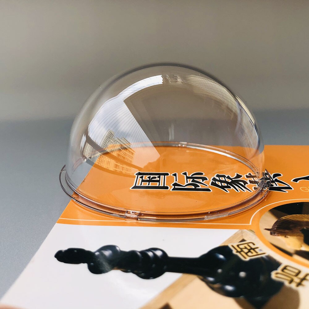 85x45mm Hikvision Samsung CCTV Camera Transparent Protective Cover Outer Clear Glass Protection Dome Mini Hemisphere Shell