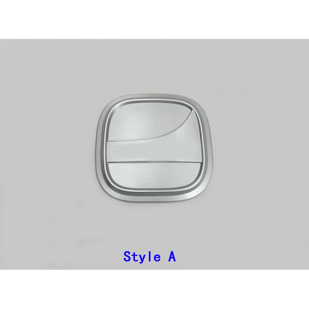 Autostyling gas/brandstof/olietank afdekkap stick abs lamp frame trim 1 st voor mitsubishi outlander