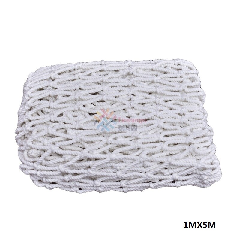 Red de Seguridad de nailon para construcción de 5cm, protección contra caídas para niños, Sena, casa, balcón, mascota, perro, gato, defensa, barandilla, cerca de escaleras: Grid 5cm 1mx5m