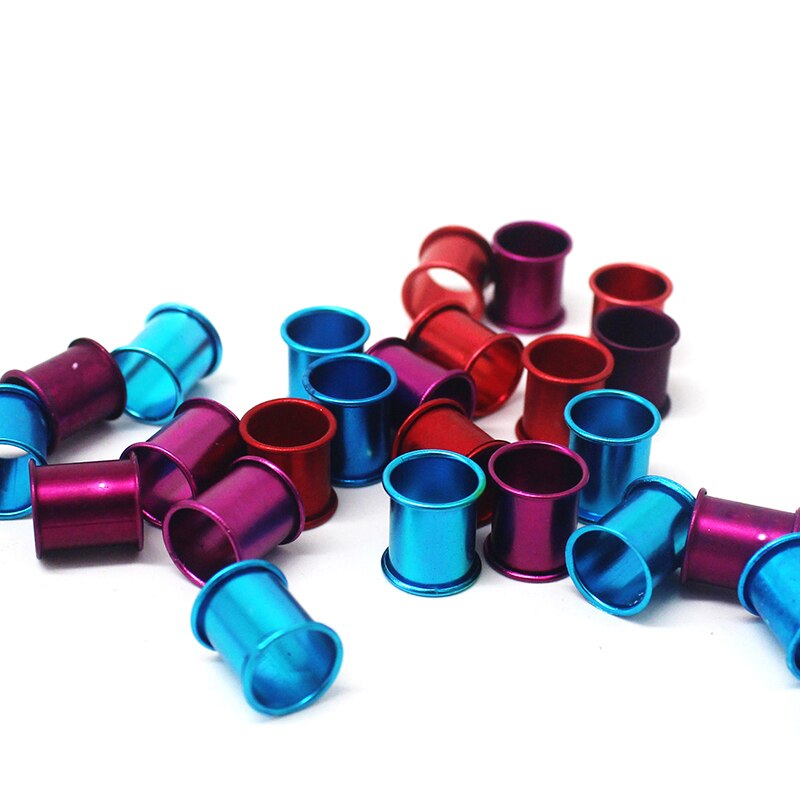 1000 pcs 8 mm Duif voet ringen Aluminium Ring Vogels identificatie gereedschap 5 kleuren Vogel gereedschap