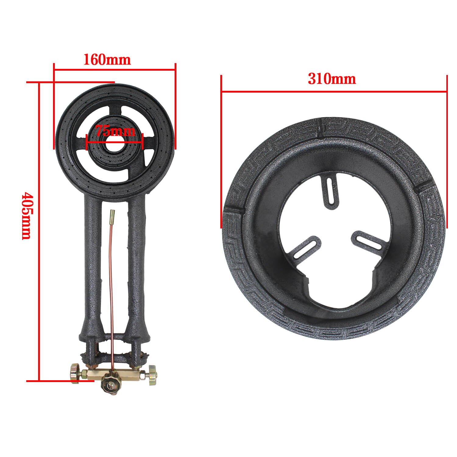 Cast Iron stove natural gas liquefied oven stove kitchen propane portable gas jet burner stove Burner for