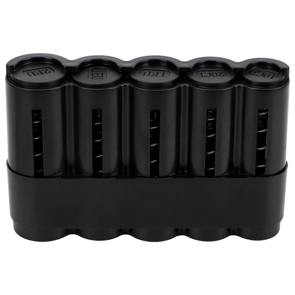 NICEYARD rangement porte-monnaie Euro distributeur de pièces boîte de rangement boîte d'économie pot porte-monnaie tirelire décor à la maison: Black