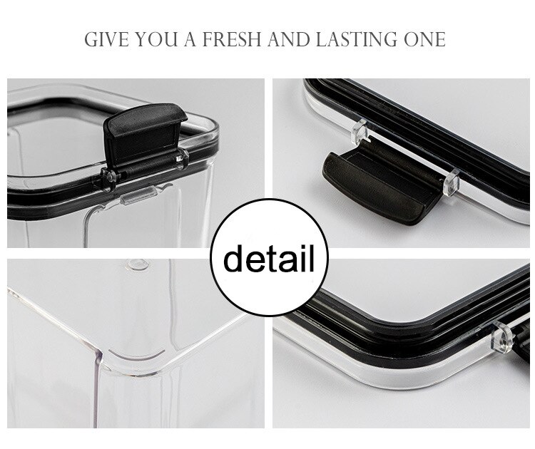 Set food storage container plastic kitchen refrigerator noodle box multi-grain storage transparent sealed storage containers