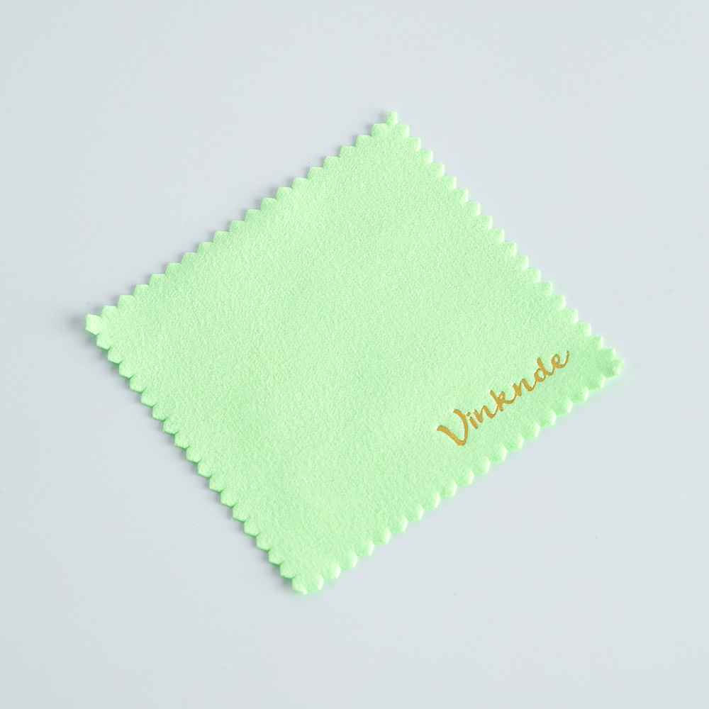 100 st. polerdukar, anpassad logotyp, silverrengöringsduk, mjuk, rengörande trasa, avtorkningsduk, silver, guld, smyckesverktyg: 45cm / Antik bronspläterad