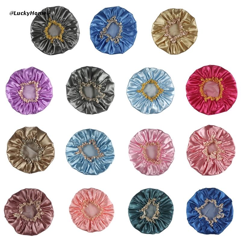 Bonnet de bain épais Double couche, imperméable, pour femmes, accessoires de salle de bain, pour voyage, Spa, hôtel, maison