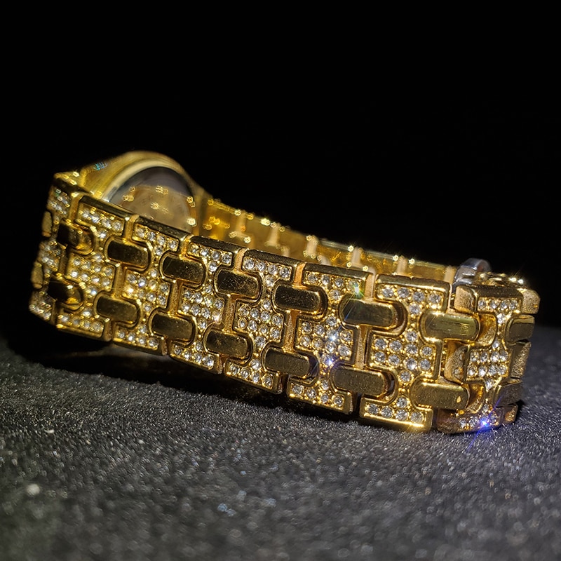Missfox tops luxe dameshorloges merk gouden bling diamanten dameshorloges best verkochte waterdichte dameshorloge met doos