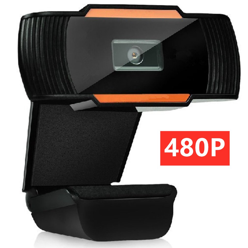 1080P Webcam USB2.0 Computer Netwerk Live Camera Netwerk Camera Gratis Drive Usb Cam Hd Camera Met Microfoon Web Camera voor Computer: 480P