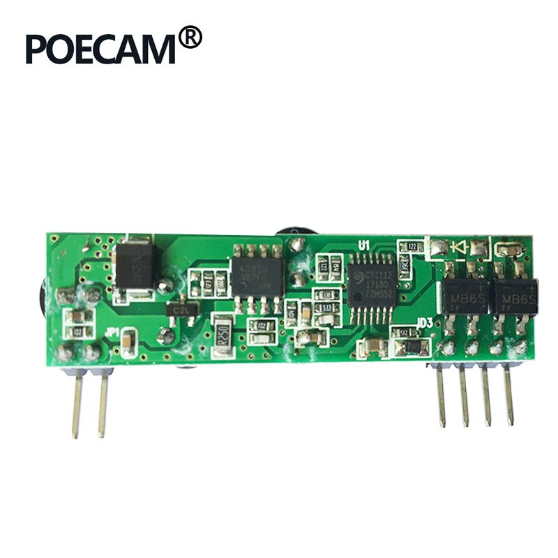 Injector IEEE802.3af 12V poe adapter module pcba built-in for ip camera/ip phone/wifi ap splitter injector output 12V1A