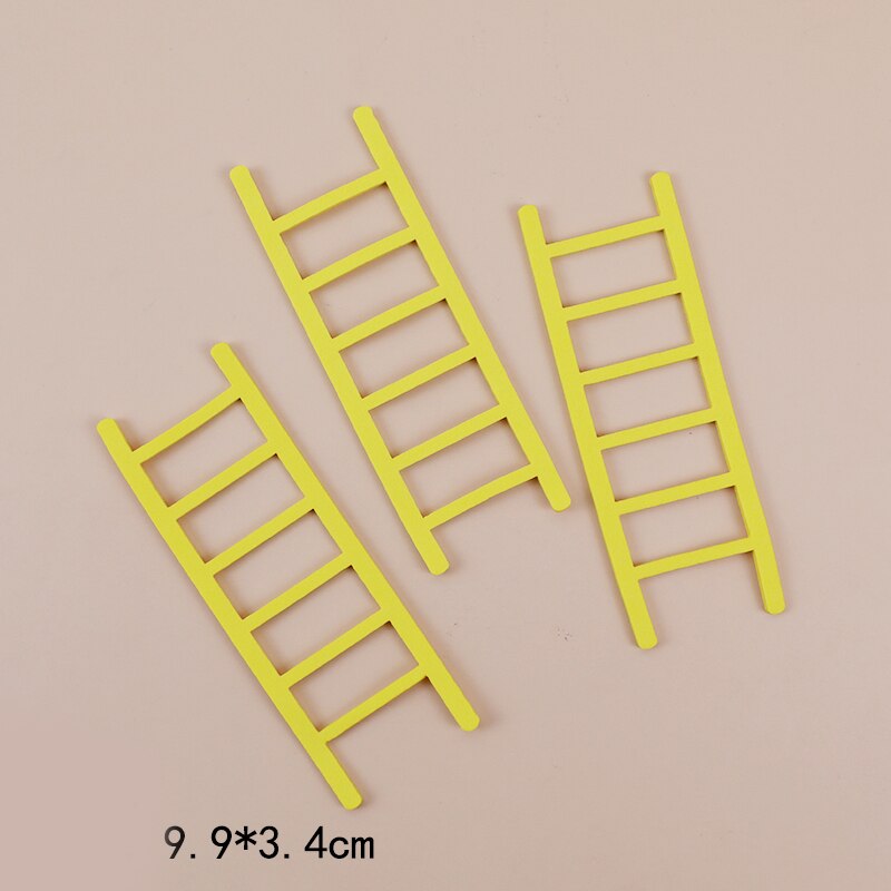Jungle Animals Cactus Cake Toppers Happy Birthday Decorations For Children's Day Boy Girl Party Baking Sweet LoveGifts Supplies: 6pc ladder stand 4
