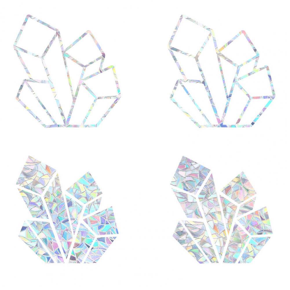 Langdurige 1 Set Mode Scheurbestendig Zon Catcher Raamstickers Multicolor Sticker Decal Innovatieve Voor Woonkamer: L