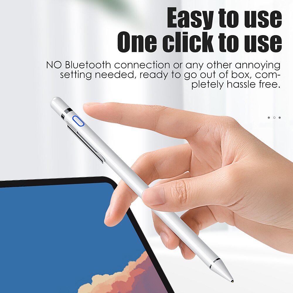 Actieve styluspen voor capacitief touchscreen voor samsung xiaomi huawei ipad tablet telefoons ios android potlood om te tekenen
