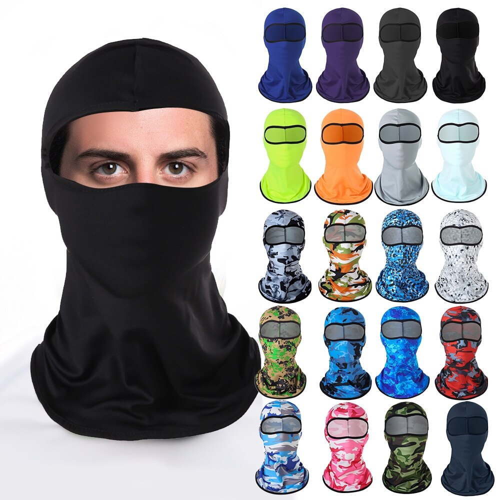 Men Breathable cap Balaclava Full Face Mask Women Multi Color Sport Cover Hiking Travel Hat Cap Outdoor Protection hat