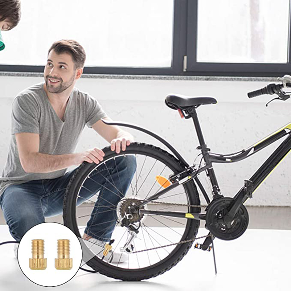 Fahrrad Ventile Adapter einstellen Fahrrad Pumpen Adapter DV AV SV Ventile Konverter für Kompressor Fahrrad Reifen Inflator Pumpen YS-Kaufen