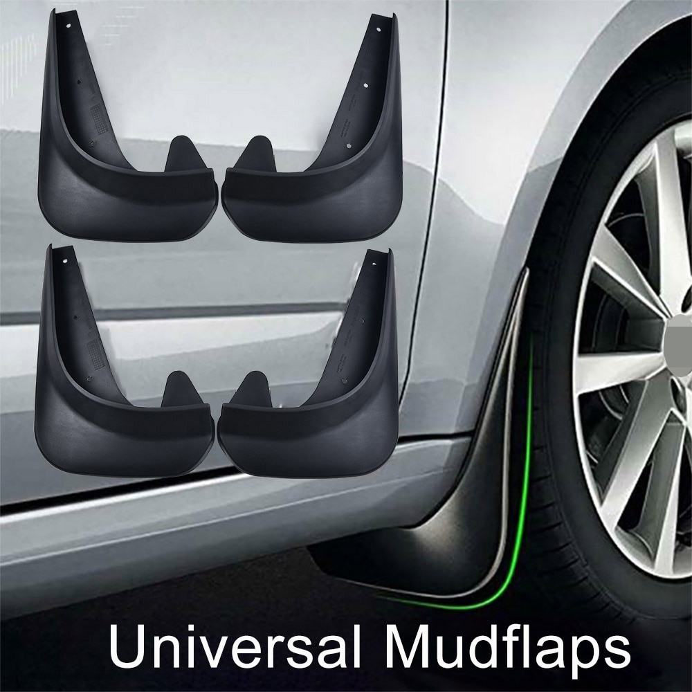 SPEEDWOW 4Pcs/set Universal Car Mud Flaps Fender F... Grandado
