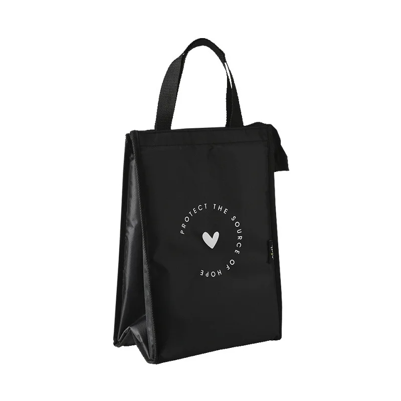 Isolierte Lunchtasche Ich bin kontrahierten Stil, langlebige Bento-Beutel, wärmeisolierte Lunchbox, Tragetasche, Kühltasche, Lunchbehälter