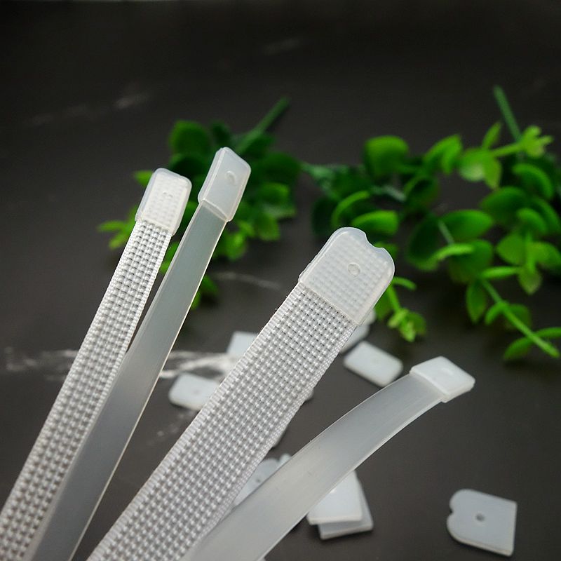 100 Pieces Plastic Boning Rubber End Caps 6mm 8mm 12mm