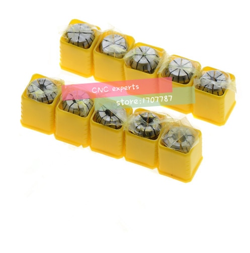 10Pcs ER8 Collet Tool Precision Spring Collet Set from 1mm to 5mm CNC Collet Chuck For Milling Lathe Tools and Spindle