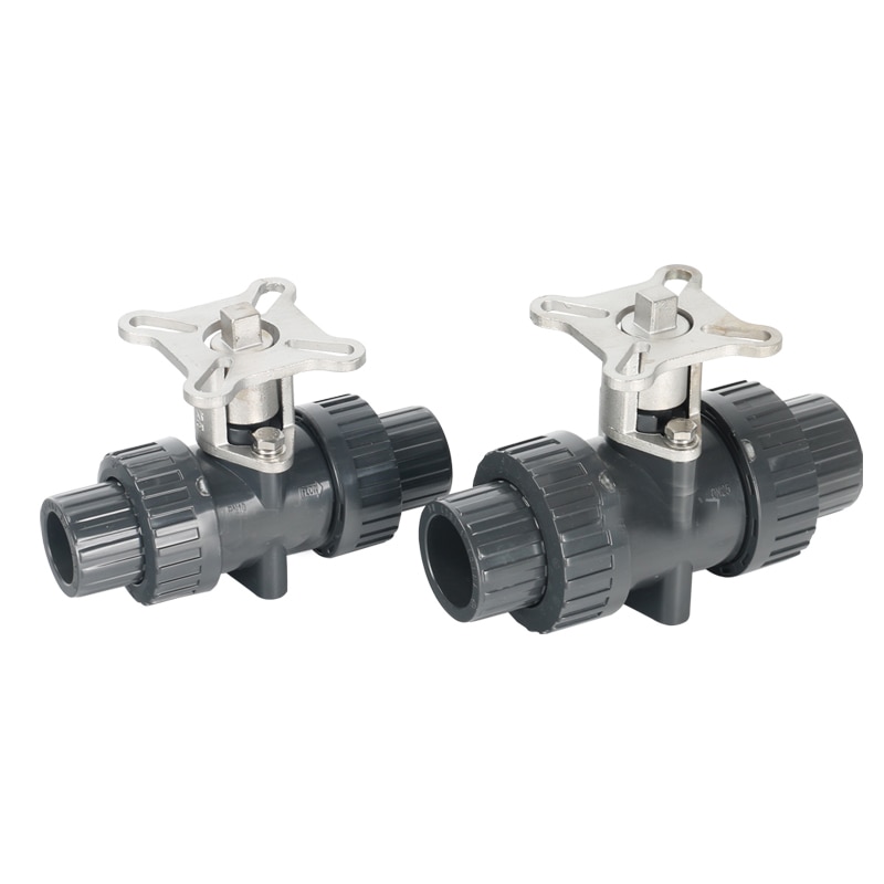 DN32 DN40 UPVC unionvalve Ball Valve platform ball valve plastic valve