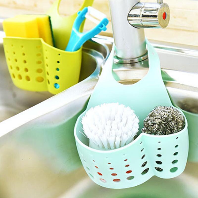 Keuken Spons Houder Aftappen Rack Gootsteen Sponsbakje Badkamer Opslag Plank Gootsteen Houder Afvoer Mand 10