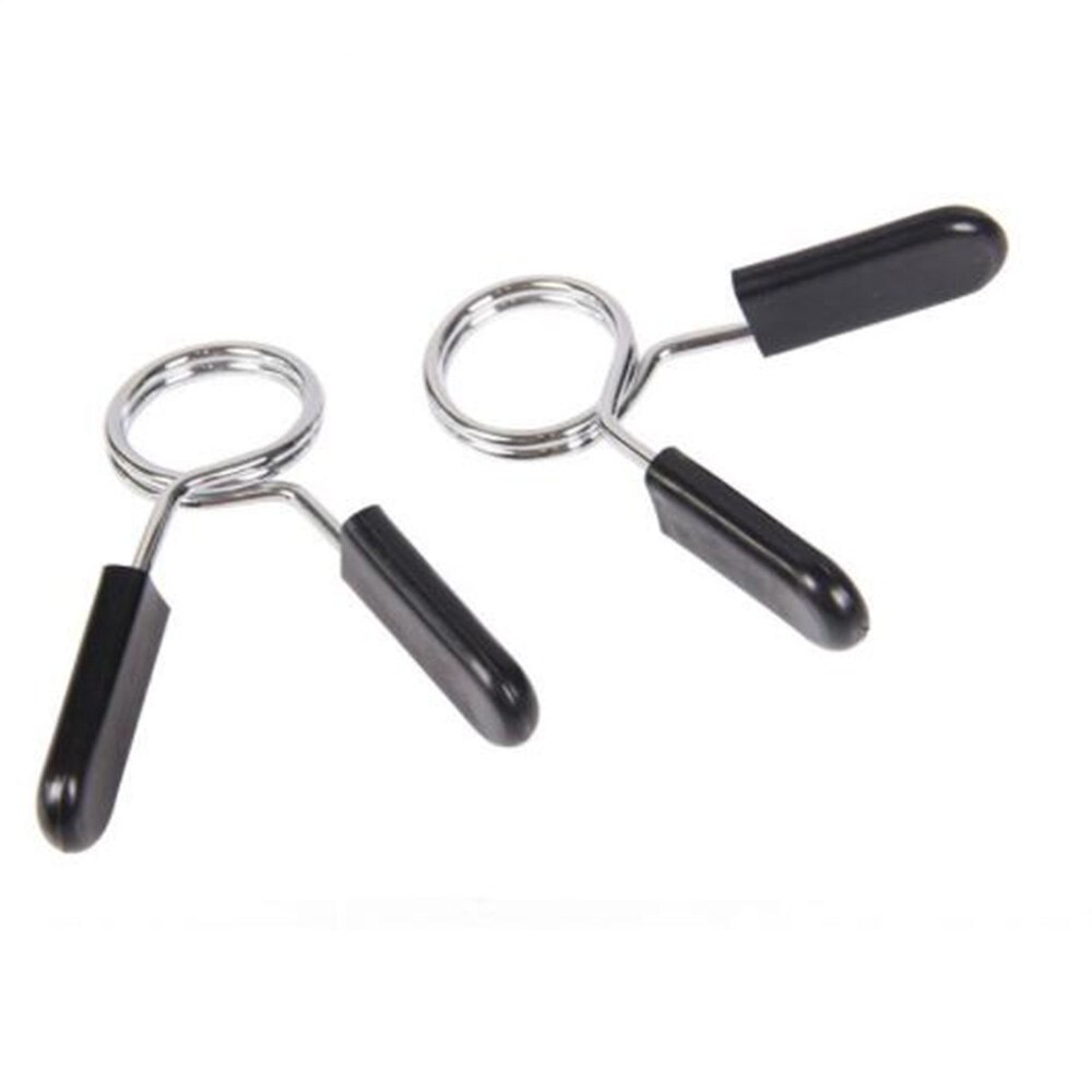 Pince d&#39;haltère 25mm, 1 pièce, pince à ressort, pour barre de poids, Fitness, musculation, équipement de gymnastique