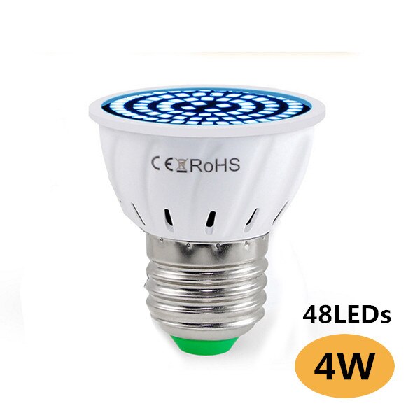 Bombilla germicida LED E27, luces de ácaros, 110V, 220V, UVC, luz ultravioleta, esterilización de ozono, 4W, 6W, 8W: 4W Bulb / 220V