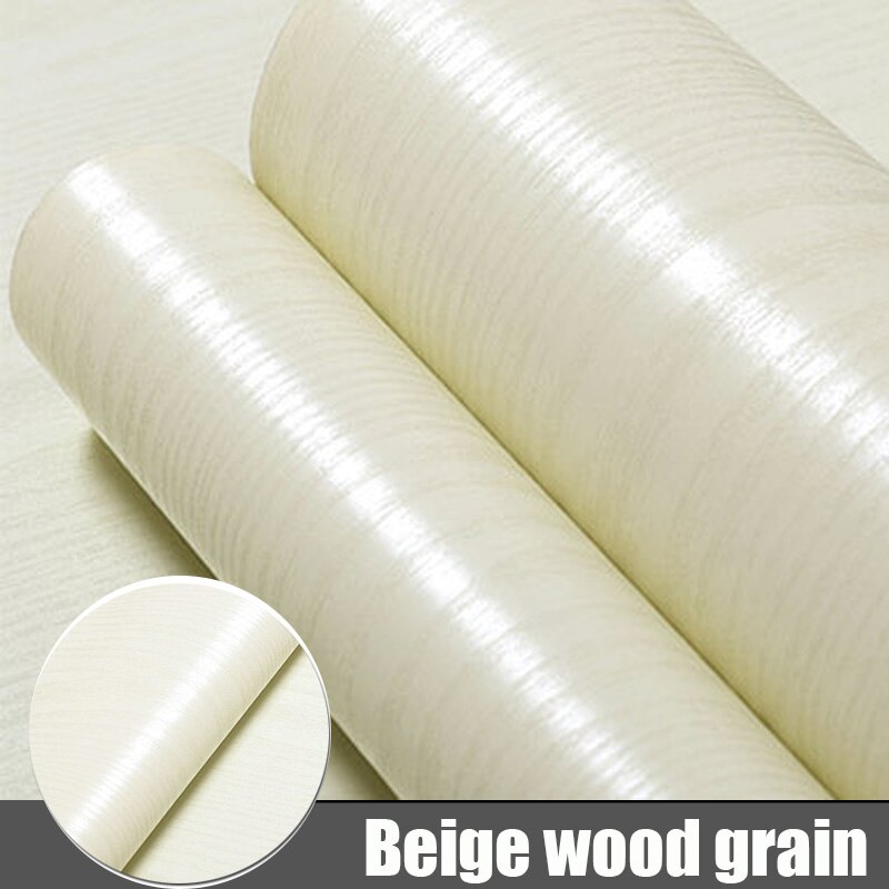 40cm*3m seinätarraa vedenpitävä puinen vinyyli tapetti kontaktipaperi pvc itseliimautuva kylpyhuoneen keittiön työtaso: Beige puusyy